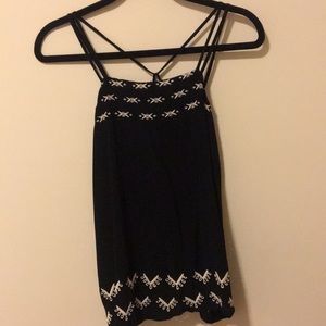 Loft Strappy Embroidered Cami